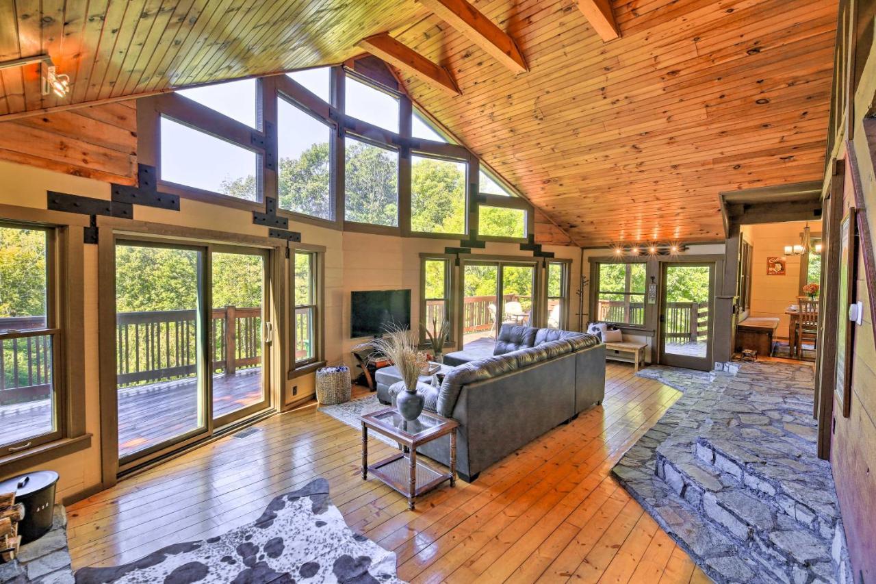 Dog-Friendly Cabin, 9 Mi To Sugar Mountain Resort Banner Elk Zewnętrze zdjęcie